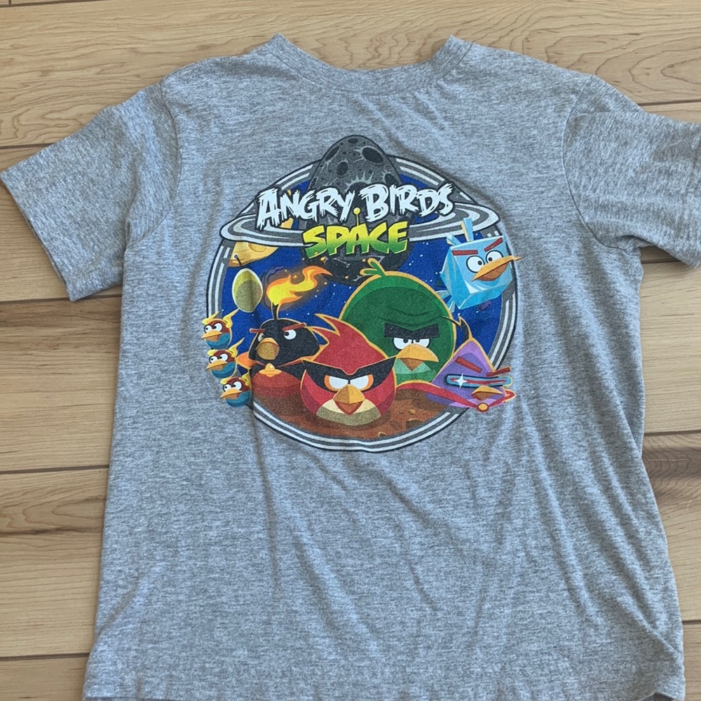 Old navy angry birds short sleeve t-shirt